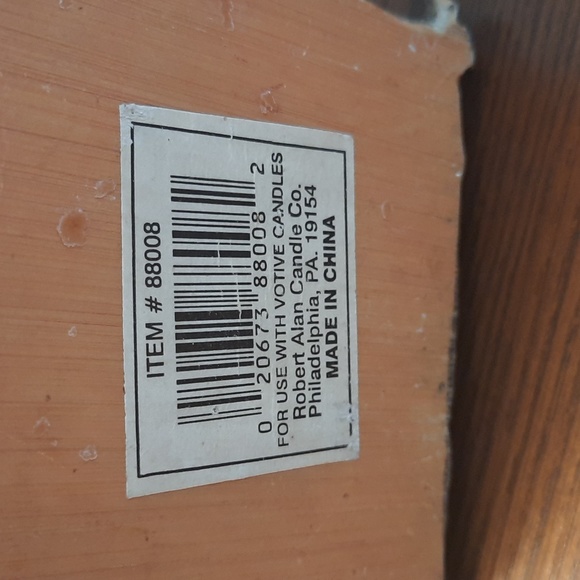 Robert Allen Candle Co Fall Leaves Votive Candle Holder - Picture 5 of 8